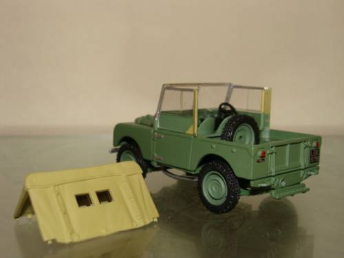 Land Rover Series 1 SWB set with HISTORY Booklet by CORGI, 1/43 die cast