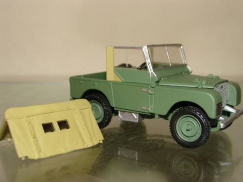 Land Rover Series 1 SWB set with HISTORY Booklet by CORGI, 1/43 die cast