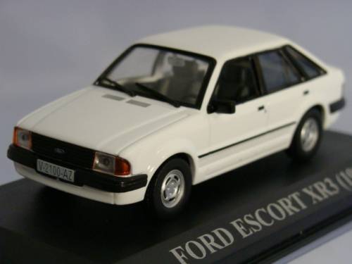 FORD ESCORT 1300, 1982, DIE - CAST, 1/43, Mint in Perspex Case