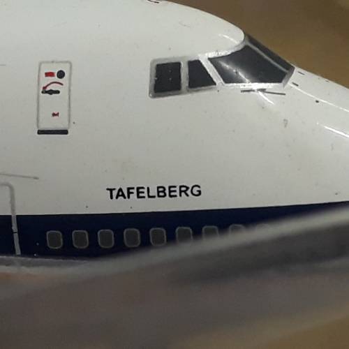 SAA / SAL, SOUTH AFRICAN AIRWAYS B747-244B, TAFELBERG 1972, 1/400, DIE-CAST
