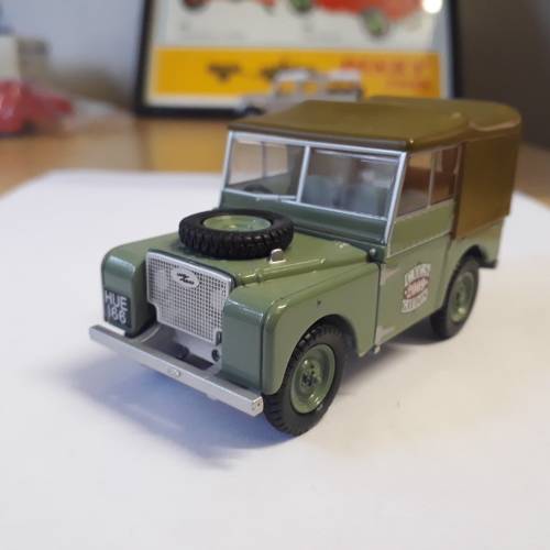 Land Rover Series , HUE 166 by Oxford, Die Cast, 1/43, New on Box