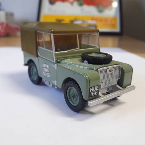 Land Rover Series , HUE 166 by Oxford, Die Cast, 1/43, New on Box