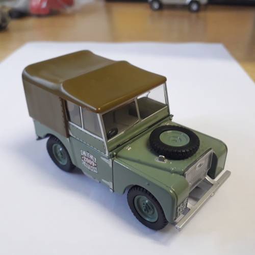 Land Rover Series , HUE 166 by Oxford, Die Cast, 1/43, New on Box