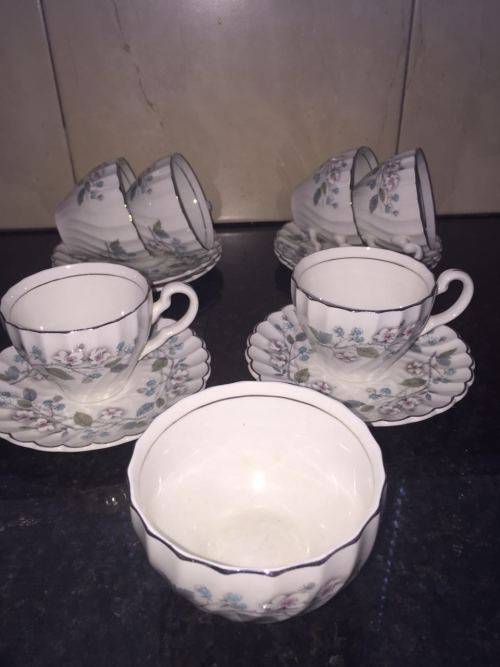 Johnson Bros 13 piece Coffee Set