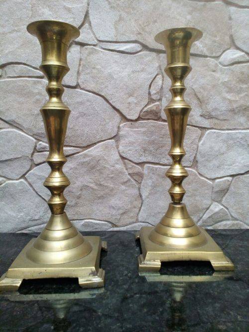 Two Brass Candelsticks