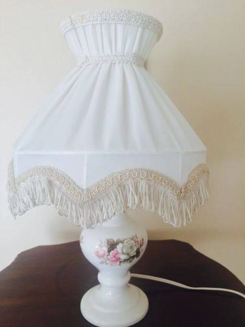 Pretty Ceramic Lamp & Shade