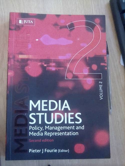 Textbook: Media Studies Policy, Management and Media Representation. 2nd Edition