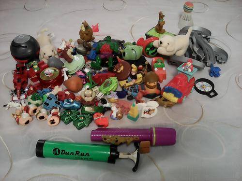 A Huge Bag of McDonald Toys