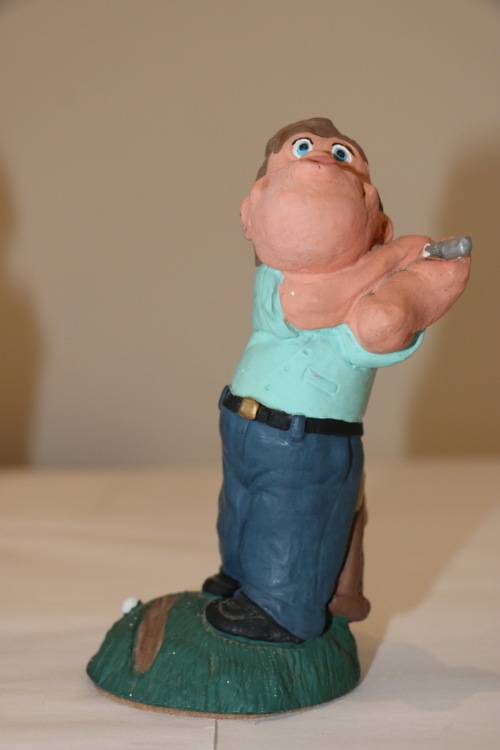 Golfer Figurine