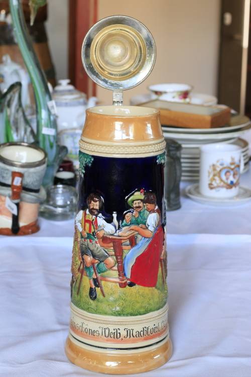 Large 1,5ltr Decorated Beer Stein