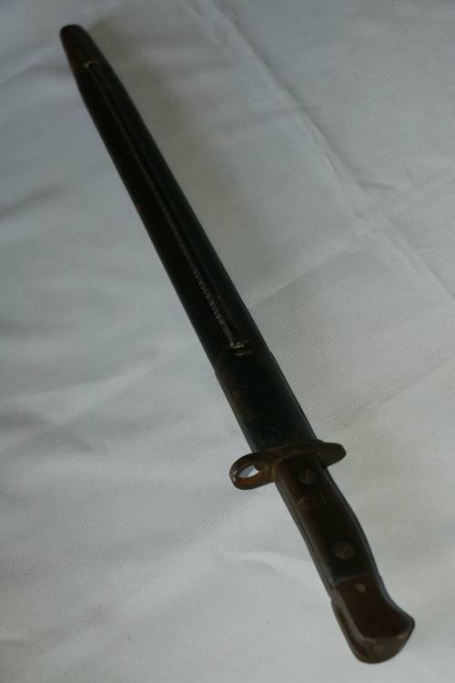 1907 British 303 WW1 Bayonet & Scabbard HORI
