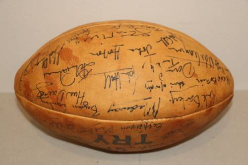 1984 Springbok vs England Test Signed Rugby Ball