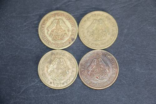 1961 - 1964 1/2 Half Cent - Republic of South Africa (First Decimal)