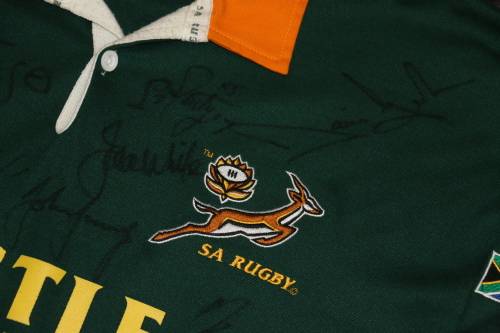 Signed Springbok Rugby Jersey