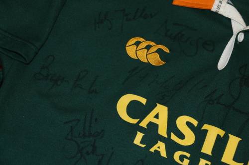 Signed Springbok Rugby Jersey