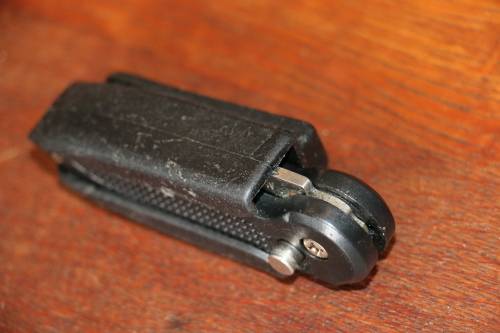 D.O.W. Folding Knife with Belt Holder