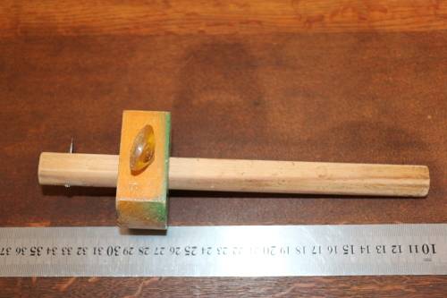 Vintage MARPLES Wood and Brass Mortise Marking Gauge