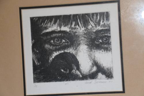 Beautiful Framed Rene Snyman Portrait