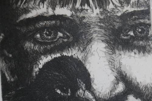 Beautiful Framed Rene Snyman Portrait