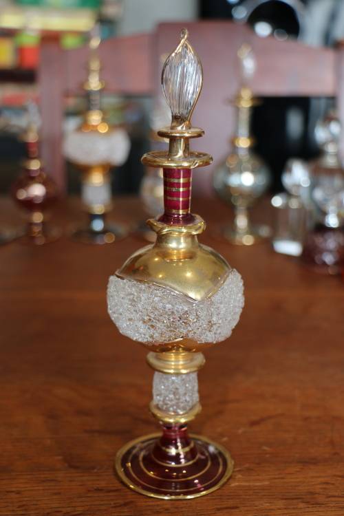 Egyptian Glass Perfume Bottle
