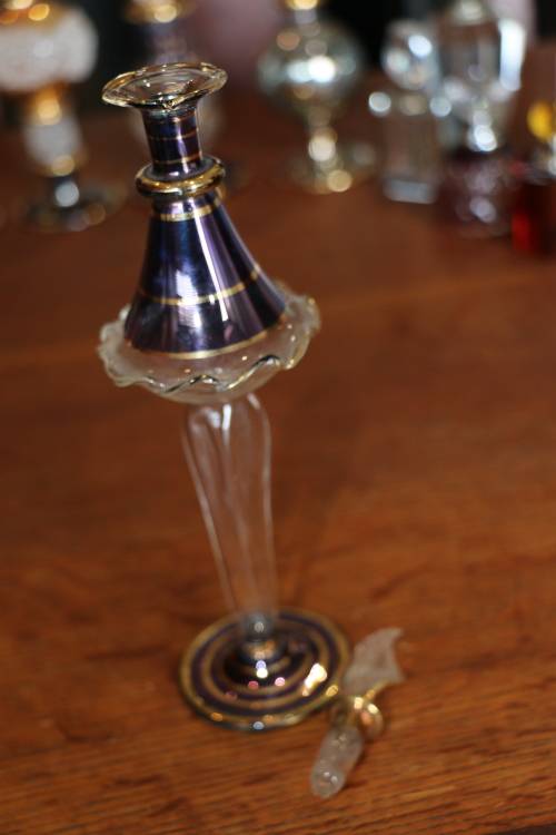 Egyptian Glass Perfume Bottle