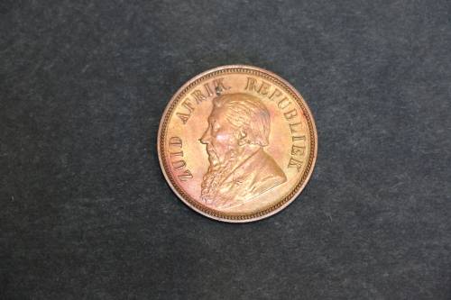 Beautiful 1898 ZAR Paul Kruger 1 One Penny