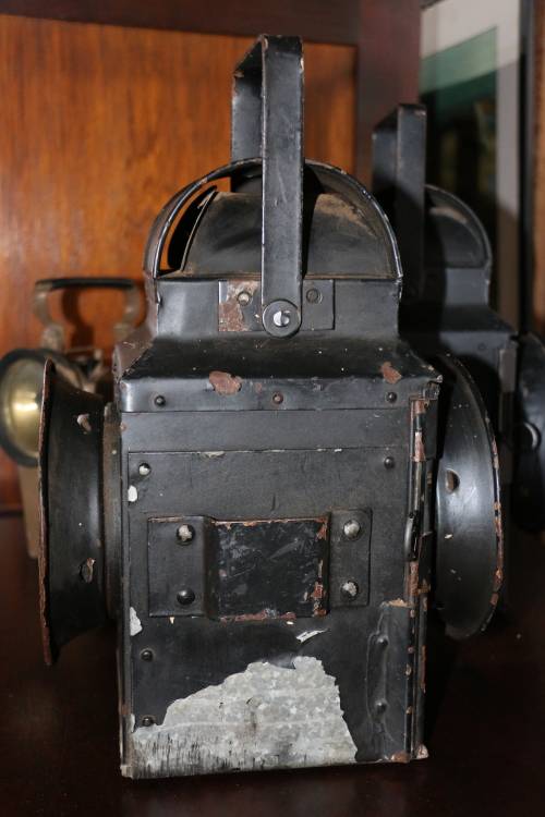 Antique Railway Conductor's Lamp