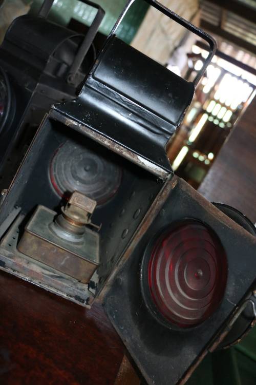 Antique Railway Conductor's Lamp