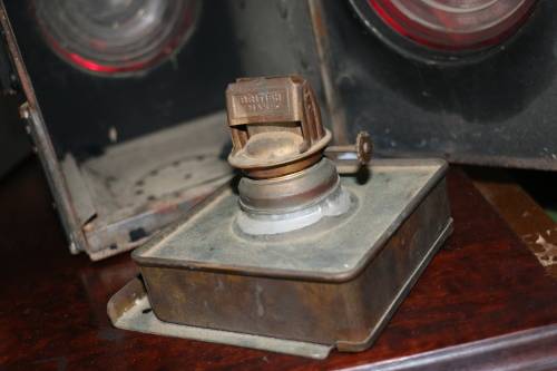 Antique Railway Conductor's Lamp