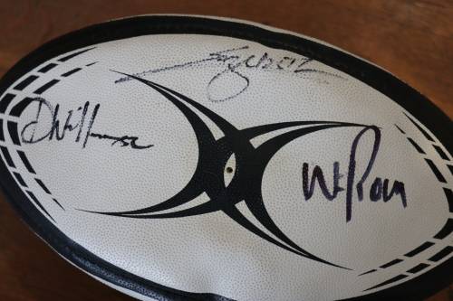 Beautiful Gilbert Rugby Ball Signed by some Springbok Rugby Greats