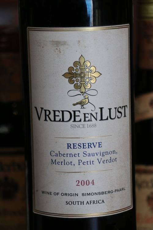 Beautiful Vintage 2004 Vrede en Lust Reserve Wine - 750ml