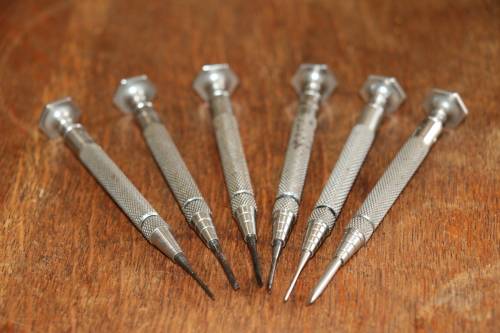 Beautiful Vintage STARRETT Set of Jewelers Screwdrivers
