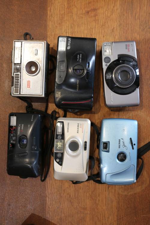 Beautiful Vintage Set of Film Cameras