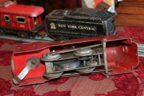 Beautiful Antique MAR New York Central Line Windup Tinplate Train