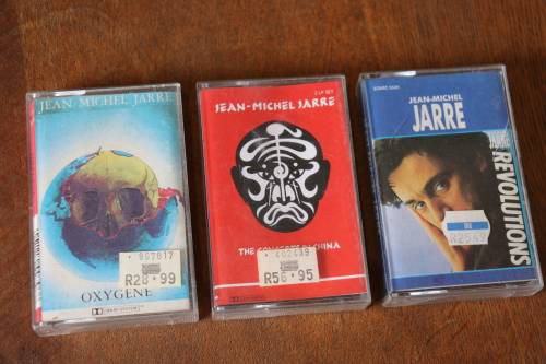 Vitage set of Tapes - Jean Michel Jarre - Revolutions, Oxygene, The Concerts in China