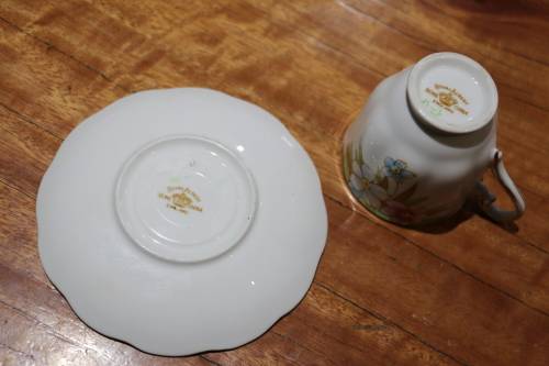 Vintage Royal Albert Porcelain Cup and Saucer Duo Set