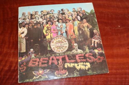 The Beatles - Sgt Pepper`s Lonely Hearts Club Band - LP Vinyl Record (VG)