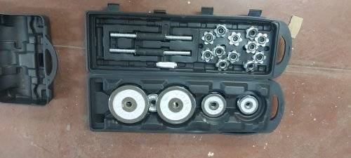 50 KG BARBELL AND DUMBELL SET