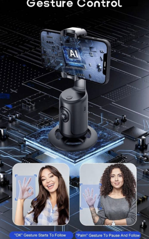 Intelligent Gimbal /AI Auto Face Object Tracking Mobile Stand Cell Phone Holder