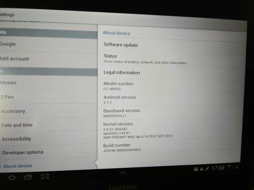 Samsung Galaxy 10.1 inch Tablet with original Samsung Stylus. (32GB)