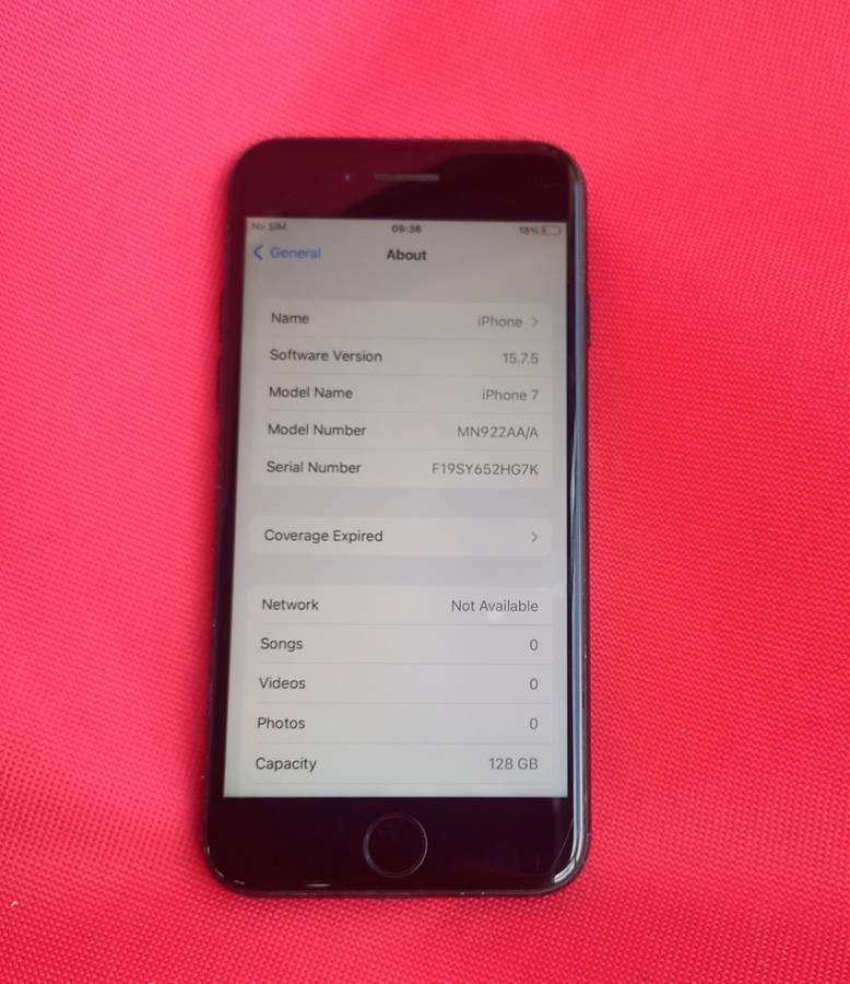 Apple Iphone 7 - 128GB (Black)