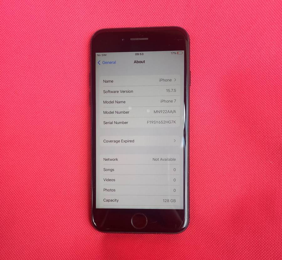 Apple Iphone 7 - 128GB (Black)