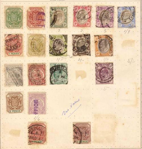 OLD STAMP PAGES - OSP11 - (14 Pages)