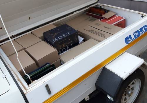 MASSIVE TRAILER LOT OF STAMPS