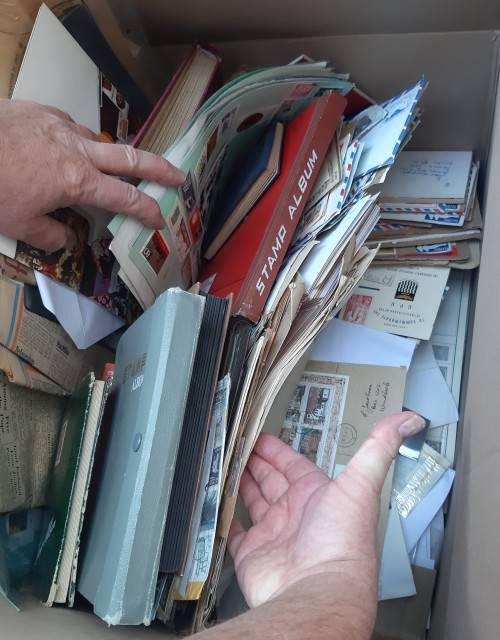 MASSIVE TRAILER LOT OF STAMPS