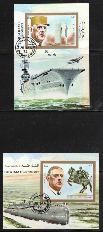 SHARJAH - Miniature sheets x 2