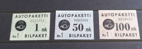 FINLAND (1949 PARCEL POST STAMPS)