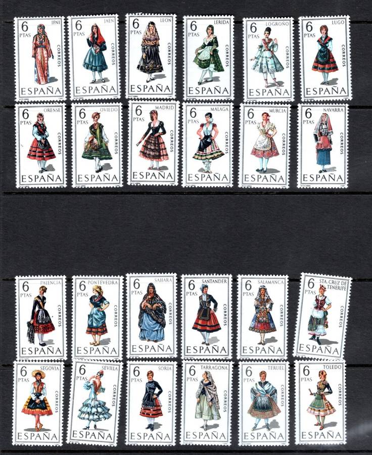 SPAIN (D) Provincial Costumes (3 Pages)