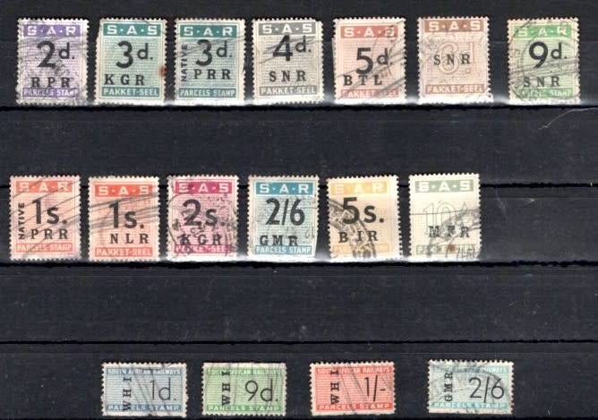 SOUTH AFRICA (Railway Stamps)