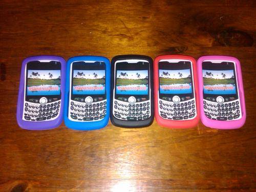 Blackberry nice think quality silicone cases for 8520/9300/9900
